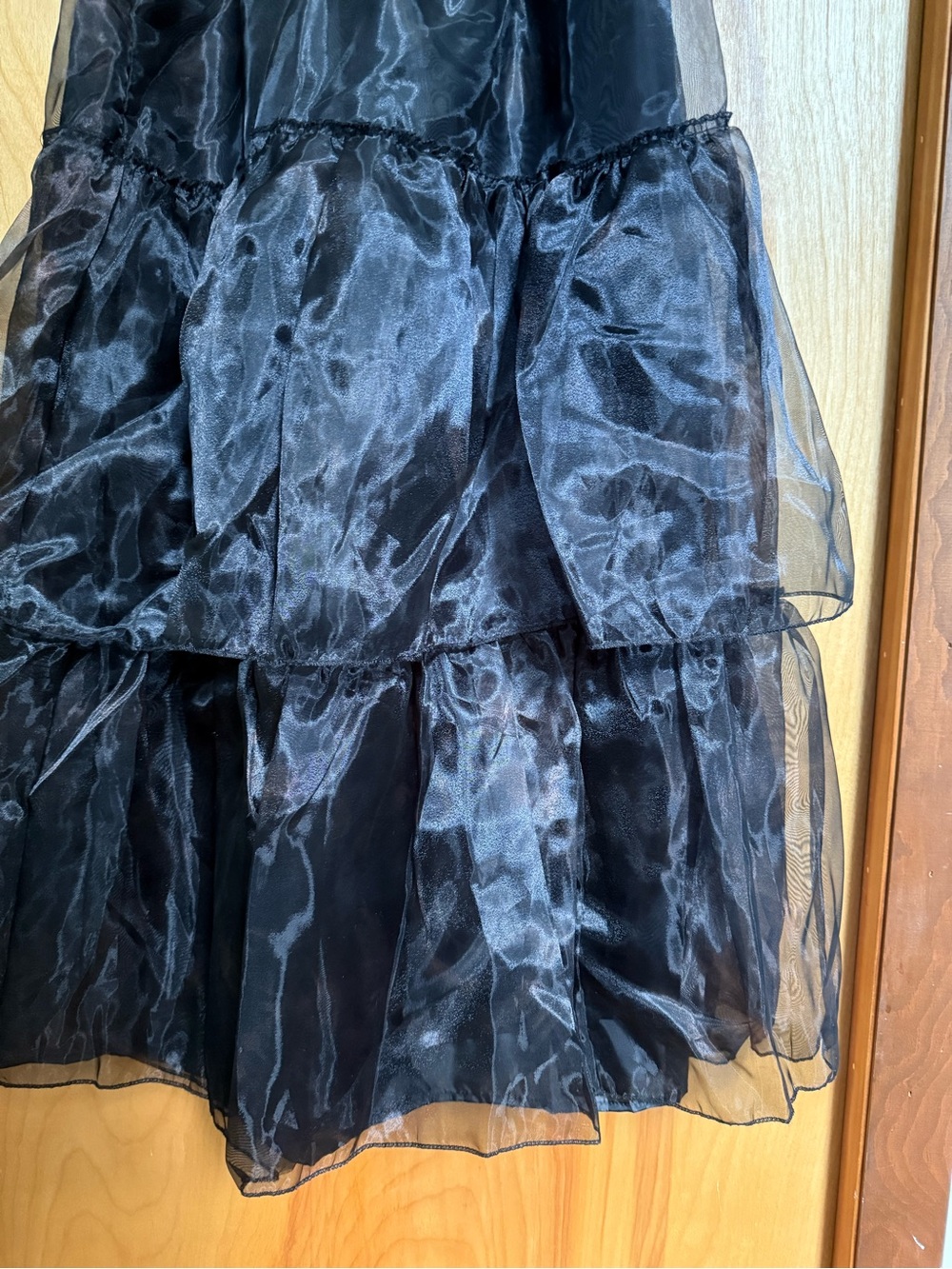NWOT Child Large Wednesday Addams Prom Dress Halloween Costume Rave’N Dance - Picture 16 of 16